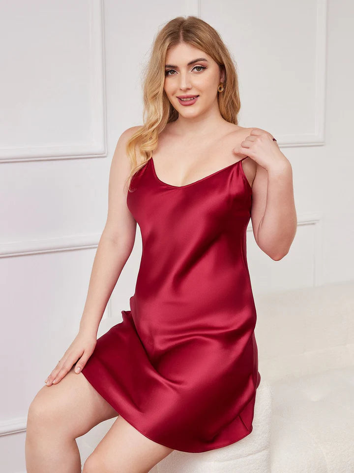 Aurora ( Robe de nuit en satin de soie